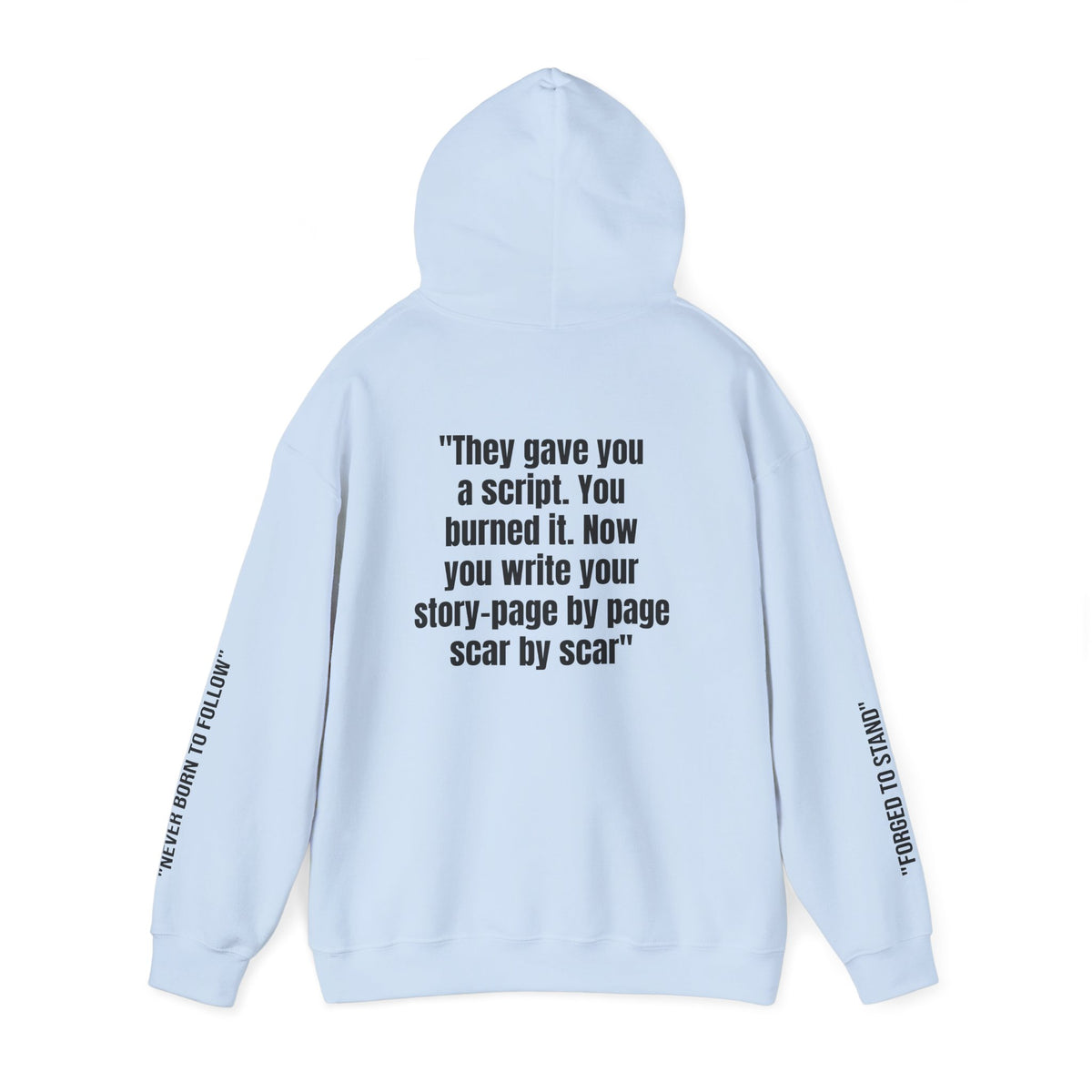 Unfollow the Script Hoodie - Rise Foundry