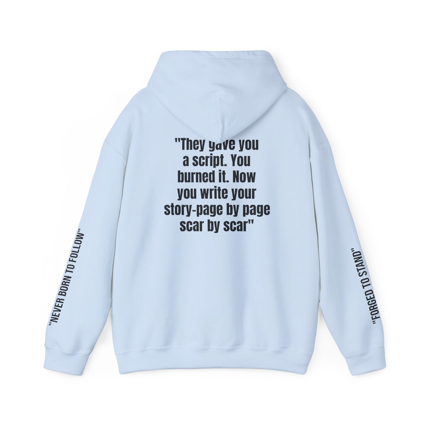 Unfollow the Script Hoodie - Rise Foundry