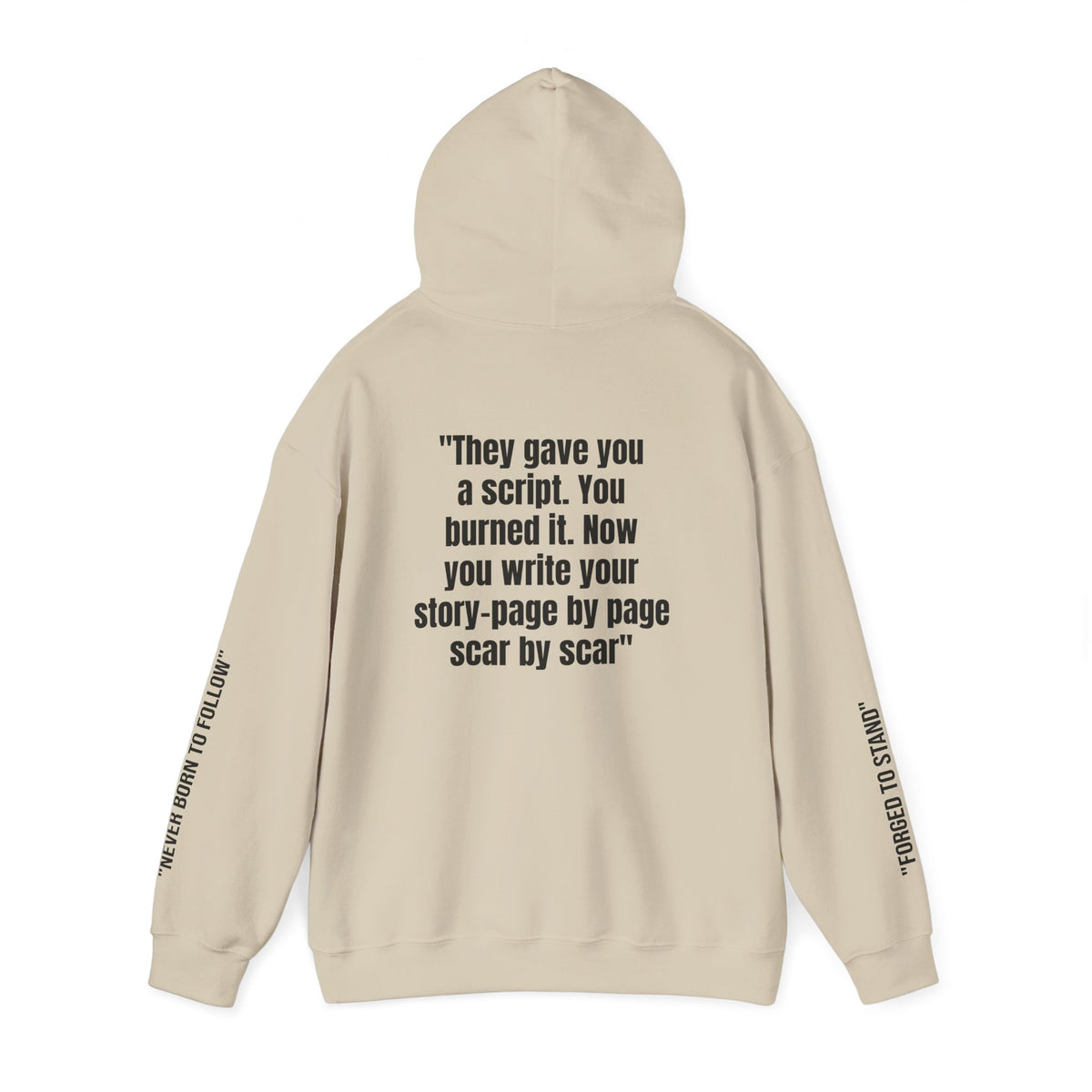 Unfollow the Script Hoodie - Rise Foundry