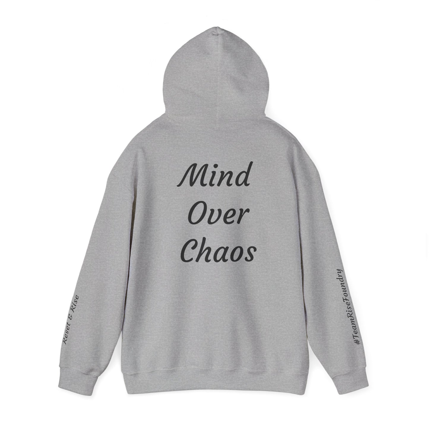 Mind Over Chaos Hoodie - Unisex Heavy Blend Sweatshirt, Cozy Casual Wear, Inspirational Gift, Everyday Comfort, Peace and Mindfulness