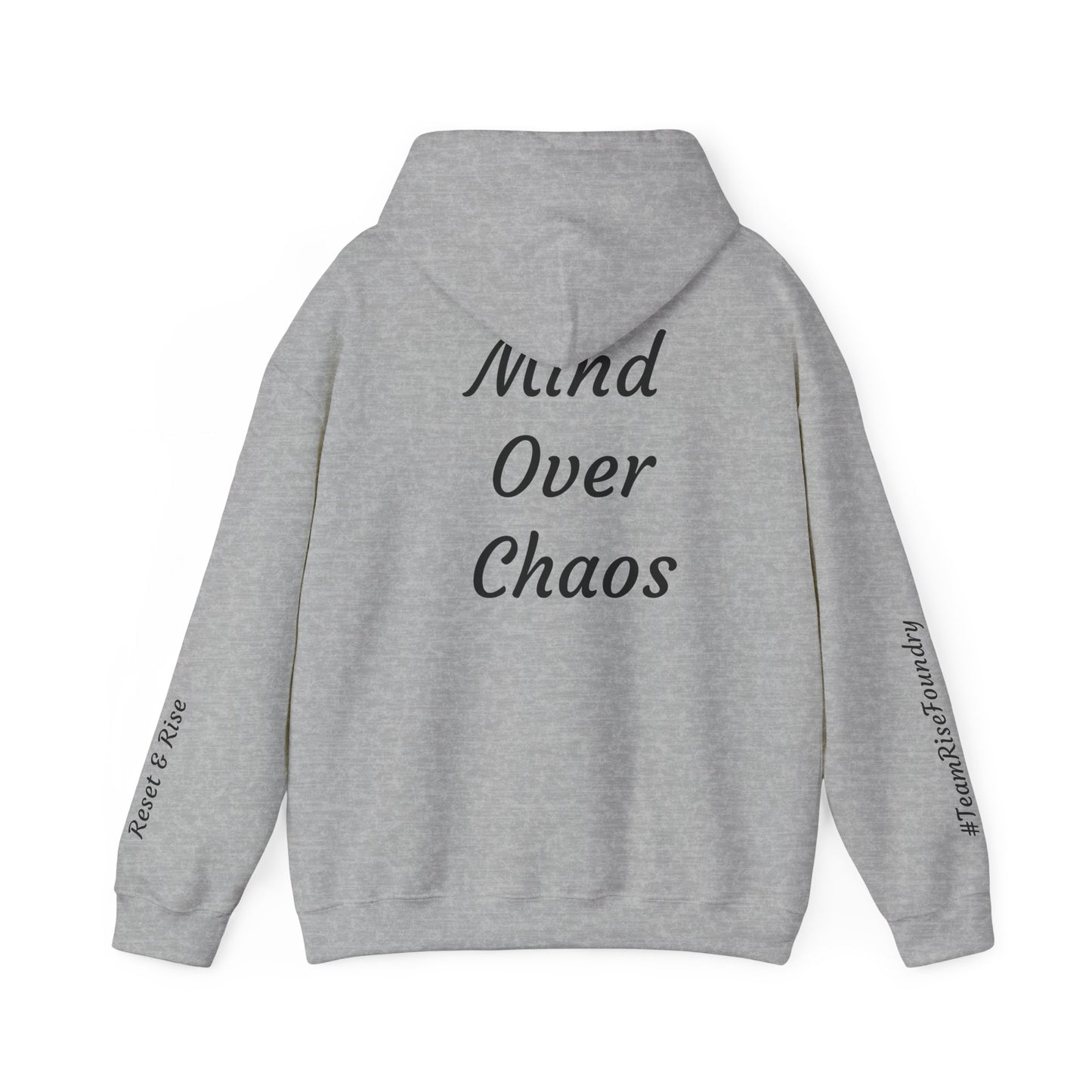 Mind Over Chaos Hoodie - Unisex Heavy Blend Sweatshirt, Cozy Casual Wear, Inspirational Gift, Everyday Comfort, Peace and Mindfulness