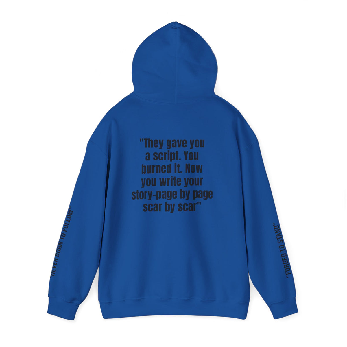 Unfollow the Script Hoodie - Rise Foundry
